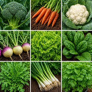 502 Sementes de Hortaliças Melhores Para Plantar no Outono