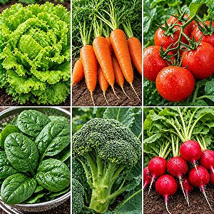 250 Sementes de Hortaliças Melhores Para Plantar no Outono