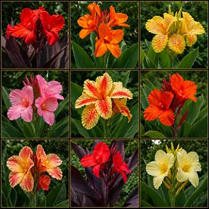 Cana da Índia - Canna Indica Sortida - 5 Sementes