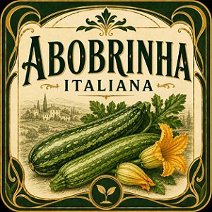 Abobrinha Italian Squash: 5 Sementes