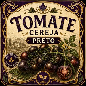 Tomate Cereja Preto (Raridade): 10 Sementes