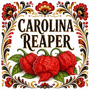 Carolina Reaper: 5 Sementes (Pimenta Mais Forte do Mundo)