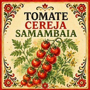 Tomate Cereja Samambaia - Lycopersicon lycopersicum - 20 Sementes