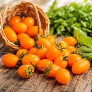 Tomate Mini Laranja: 20 Sementes