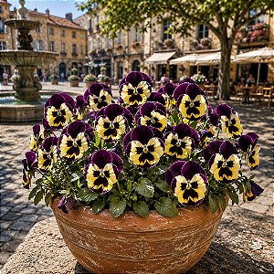 Amor Perfeito Roxo Ultimate Baron - Viola tricolor: 15 Sementes