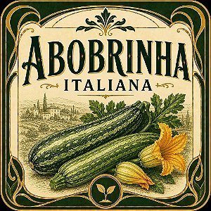 Abobrinha Italian Squash: 5 Sementes