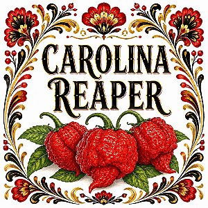 Carolina Reaper: 5 Sementes (Pimenta Mais Forte do Mundo)