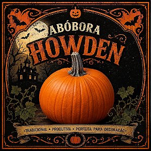 Abóbora de Halloween Howden: 5 Sementes