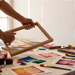 Estampa em Silk Screem A3 Frente