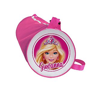 AL218 - Bolsa Esporte Academia Personalizada Nylon - Tema Barbie