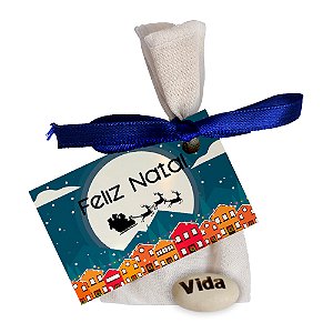 AL028 - Saquinho de Algodão com Semente Personalizada - Natal