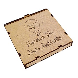AL104 - Brinde Eco Jogo da Velha mdf com Peças Temáticas - Semana do Meio Ambiente