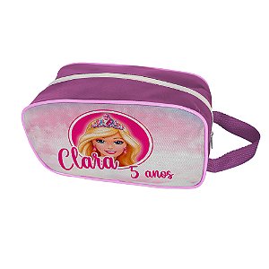 AL235 - Lembrancinha Porta Chuteiras Infantil - Tema Barbie