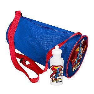 AL217 - Bolsa Esporte Personalizada com Squeeze - Tema Super Heróis
