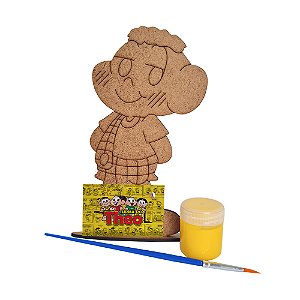 AL343 - Lembrancinha Pintura Turma da Mônica mdf com Tinta e Pincel - Cascão