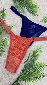 Fio simples com frente de renda - Eagle Moda Intima