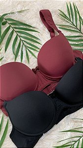 Sutiã meia taça com alça de espuma - Eagle Moda intima