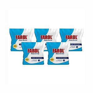 KIT COM  5 PACOTES ALGODAO FAROL ROLETE  - 100G