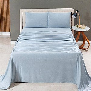 Jogo de Lençol Quenn Liso 4 Peças 100% Algodão – 180 Fios
