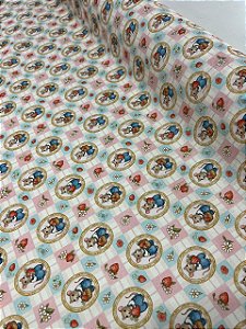 Tecido Tricoline Estampado 100% algodão Digital Ratinhos