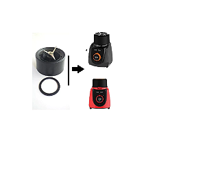 Kit Base E Vedação Liquidificador Mallory Optima Glass