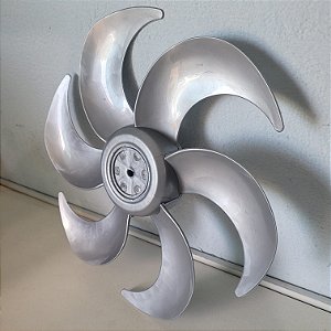 Hélice Ventilador 30cm 6 Pás Prata Mondial