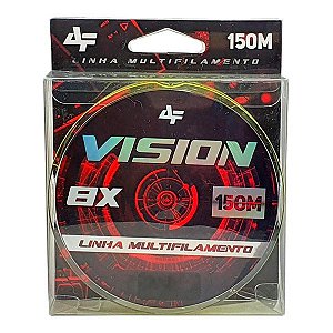 Linha Albatroz Vision 4x 150m Amarela - 12lb 0.10mm