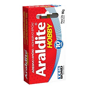 Cola Adesiva Epóxi Araldite Hobby 16g