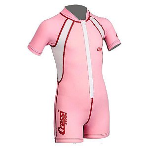 Roupa de Neoprene Infantil Cressi Baby Girl Rosa