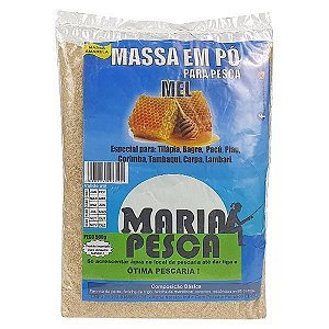 Massa em Pó para Pesca 500g Amarela - Mel