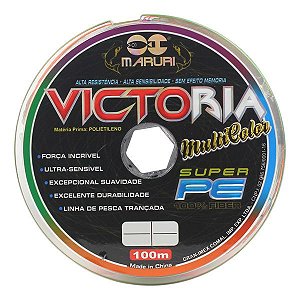 Linha Maruri Victoria 8X 100m Multicolor - 0.18mm 22lb