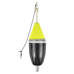 Boia Cevadeira Barão Gigante sem Rolha Preto/Amarelo - 65g