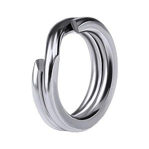 Argola Split Ring Inox 04 5lb - 10pçs
