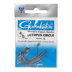 Anzol Gamakatsu Octopus 4x Black Nº 2/0 6 Unidades - Pesca e Náutica  Descalvado há 21 anos oferecendo o melhor aos amigos e clientes!