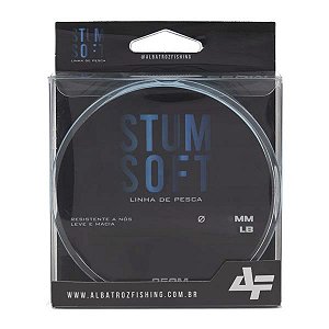 Linha Albatroz Stum Soft 300m Azul - 0.28mm