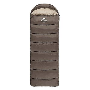Saco de Dormir Naturehike Cotton U350S -6C Direito Marrom