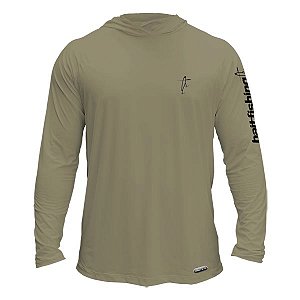 Camiseta Bait Fishing Minimal Icy Hoodie Marrom/Preto