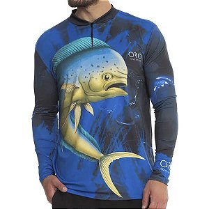 Camiseta Zíper Oro Dourado ML Masculina