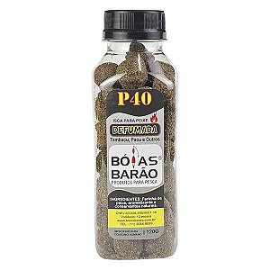 Isca Ração Barão 120g P40 Defumada