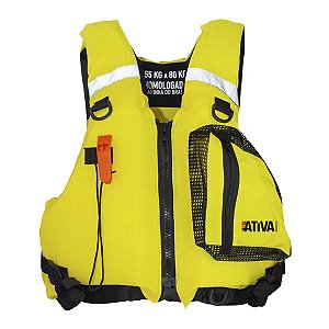 Colete Náutico Ativa Caiaque 110 - Amarelo
