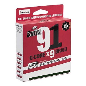 Linha Sufix 91 G-Core X9 Braid 150m Verde - 0.33mm 60lb