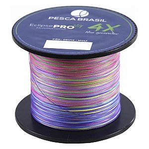 Linha Pesca Brasil Eclipse Pro 4X Multicolor 500m - 0.45mm