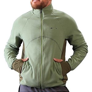 Jaqueta Sol Fleece Motion Masculina Verde Aspargo