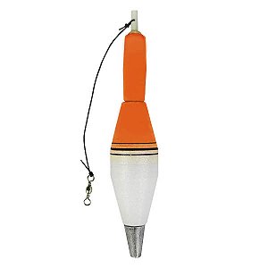 Boia de Arremesso Torpedo Barão 03 Laranja - 45g
