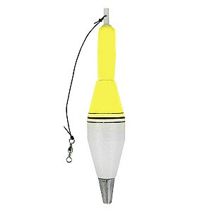 Boia de Arremesso Torpedo Barão 03 Amarelo - 45g