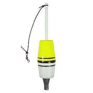 Boia de Arremesso Torpedo Barão 12 Amarelo - 20g