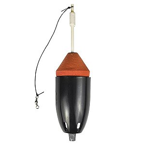 Boia Cevadeira Barão Big Tamba sem Rolha Preto/Laranja - 60g