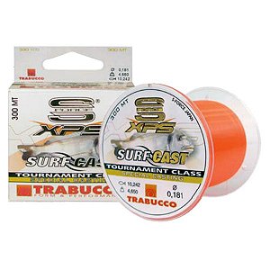 Linha Trabucco XPS Surf Cast 300m Laranja - 0.25mm