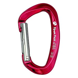 Mosquetão Alpen Pass Dude S 25Kn Reto - Vermelho