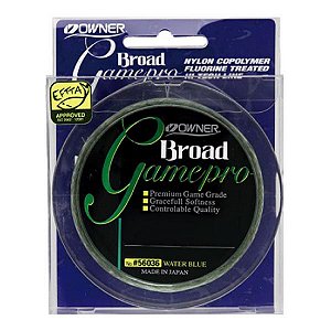 Linha Owner Broad Game Pro 300m Verde - 0.18mm